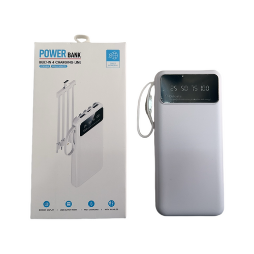 Power Bank 4 Cables